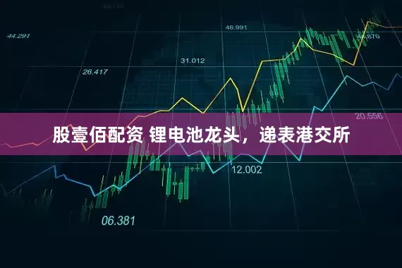 股壹佰配资 锂电池龙头，递表港交所